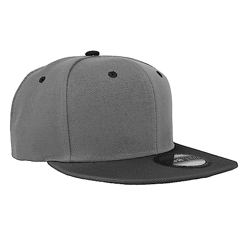 Image of Gelante Snapback Hats for Men - Flat Bill Brim Baseball Cap Hat - Plain Blank Adjustable