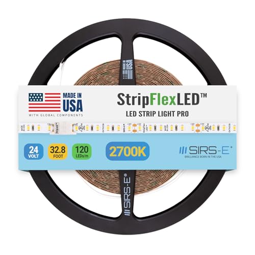 Tira de LED flexible SIRS-E 2700K 10 m 120 LEDs/m miniatura 1