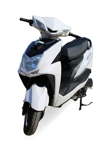 Vegus Electric Vehicles White Scooter | Lithium Battery | Scooty ...