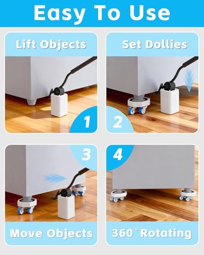 Deslizador de muebles multiusos que reduce el ruido al arrastrar 8