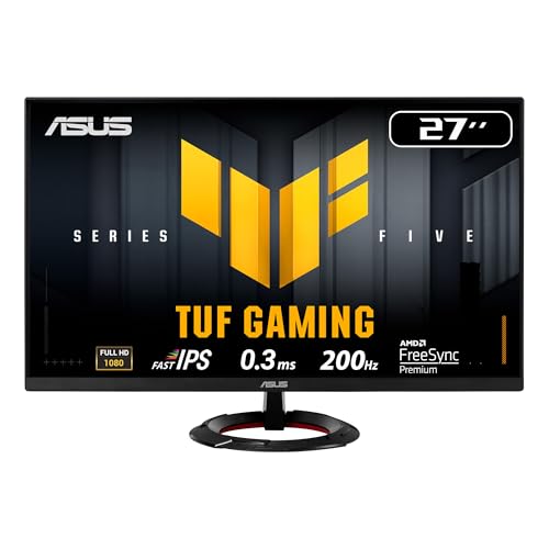 Miniatura 2 de ASUS TUF Gaming VG279Q5R - Monitor de 27", Full HD (1920 x 1080), 200 Hz, Fast IPS, ELMB, 0,3 ms GTG (mín.), Altavoces estéreo, DisplayWidget Center, AI Visual