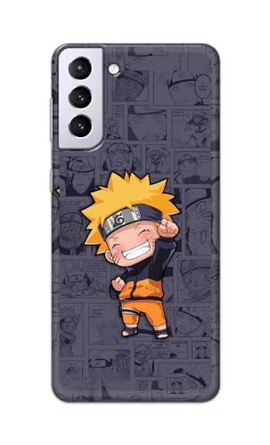 Image of PRINTFIDAA Printed Hard Back Cover Case for Samsung Galaxy S21 Plus 5G | S21+ 5G Back Cover (Famous Anime Cartoon Character) -112