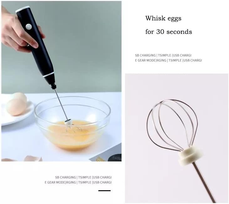 Sokany SK-201A frother whisking eggs in a bowl