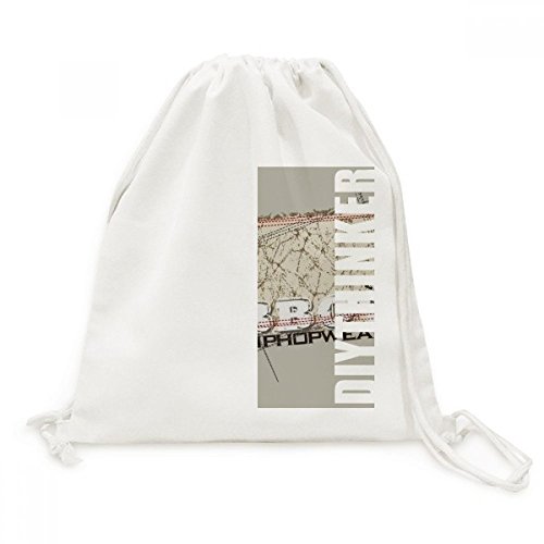 Sac à cordon hip hop graffiti street culture en toile durable pour voyage et loisirs