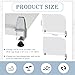 Ireer 23 x 18 Inch Desk Privacy Panel for Students Desk Divider Partition Cubicle Light Shield Frosted Acrylic Office Accessories for Schools Classrooms