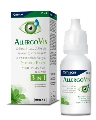 Allergovis Gocce Oculari con Estratto di Elicriso - 15 ml