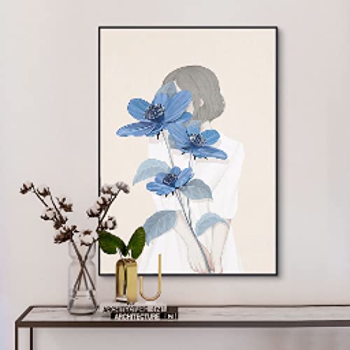 Affiche et impression pour décorer un petit espace de salon avec toile fleurs - 4