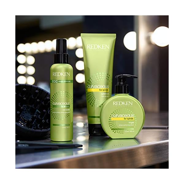 Redken Curvaceous Ringlet Shape Perfecting Lotion | For Curly Hair | Anti-Frizz | Curl Defining Hair Lotion | 6 Fl Ounce