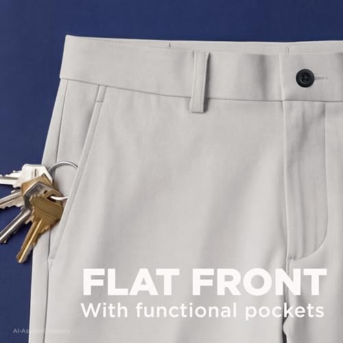 Image of Haggar Sport Men's Travel Performance Pant, Straight Fit