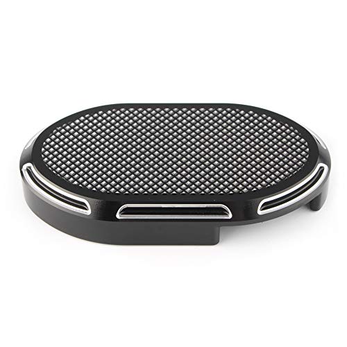 GZYF CNC Aluminum Motorcycle Brake Pedal Pad Cover Footrest for Harley for Sportster XL883 XL1200 Dyna Wide Glide V-Rod, Black