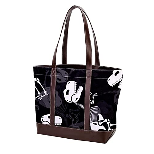 Sac à main pour femme grand cabas épaule imprimé chien animal charmant