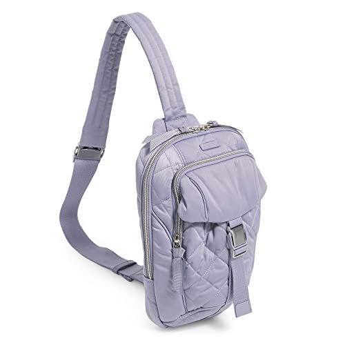 Vera Bradley Women's Performance Twill Utility Sling Backpack, Lavender Sky, One Size2