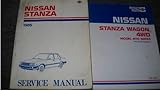  1985 Nissan Stanza Service Shop Repair Manual Set (factory service manual, and the model introduction manual.)
