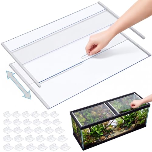 Sieral 2 Pcs Aquarium Lids for 33/40/55 Gallon Fish Tank