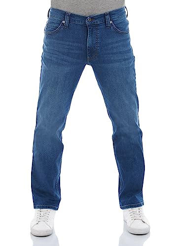 MUSTANG Jeans Herren Stretch Straight Fit Tramper Jeanshose Hose Denim, Farbe:Medium Middle...