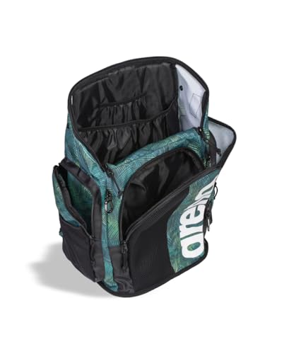 Image of ARENA Spiky III Backpack 45 Swimming Athlete Sports Gym Rucksack Large Training Gear Equipment Swim Bag for Men and Women, 45 Liters, Team Energy Green