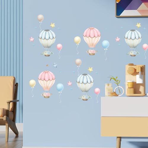 2 Vinilos Decorativos Globos Aerostáticos que Brillan en la Oscuridad miniatura 2