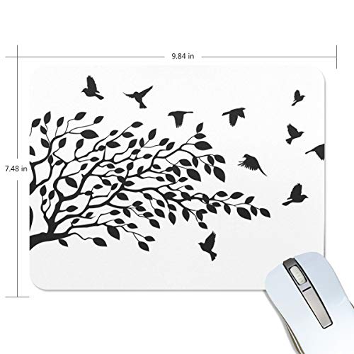 Preisvergleich Produktbild Mauspad, Mauspad, Mauspad, Mauspad, Mauspad mit Motiv Malpala, rutschfeste Gummiunterseite, Schwarz / Weiß