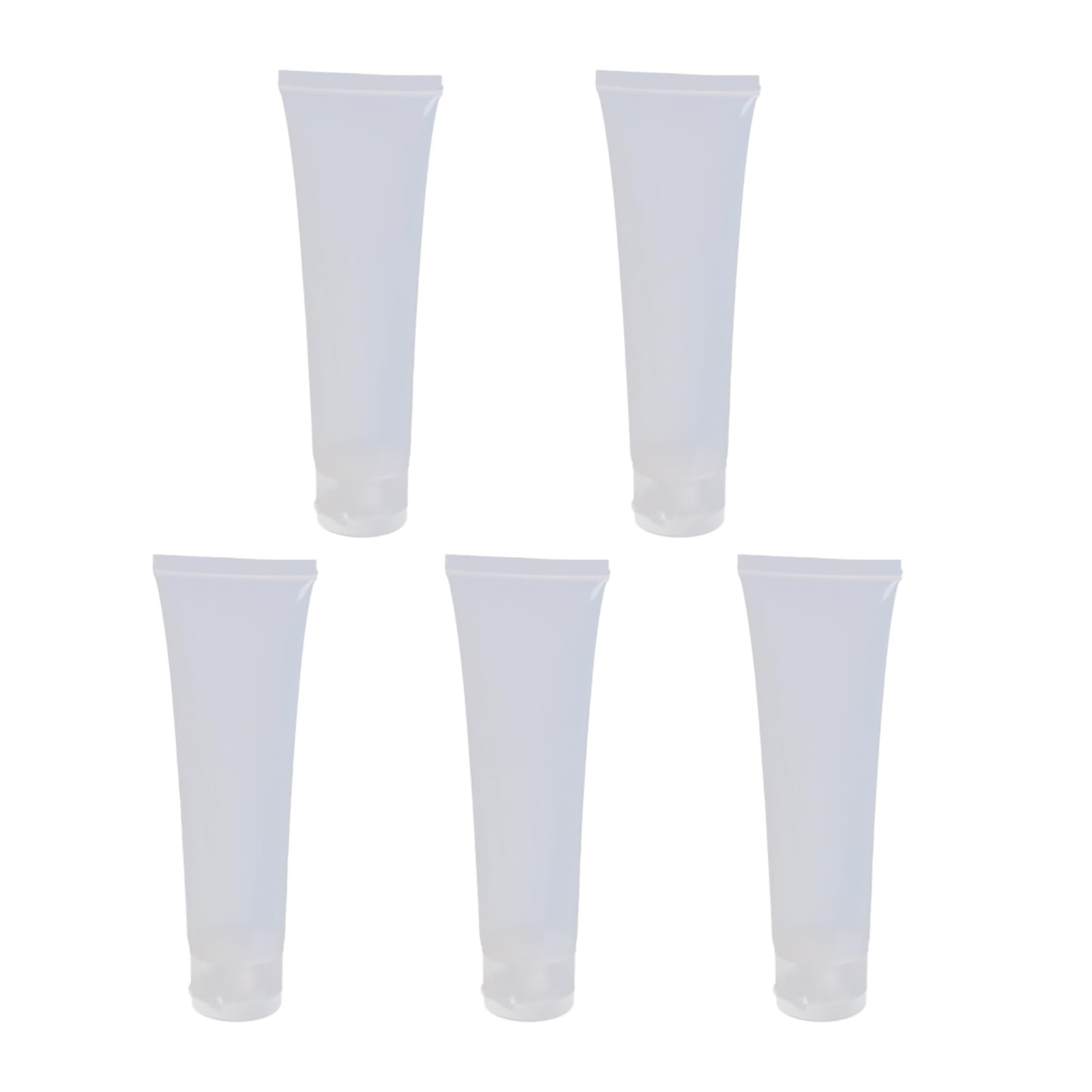 matumou 5Pcs Storage Bottles Transparent Portable Food Grade Storage Bottles for Lotion Storage Containers
