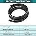 5/16 Inch ID Fuel Line Hose - 10FT Marine Grade Fuel Line with 10PCS Hose Clamps,300PSI High-Pressure Fuel Line for Automotive Fuel Systems Engines (5/16