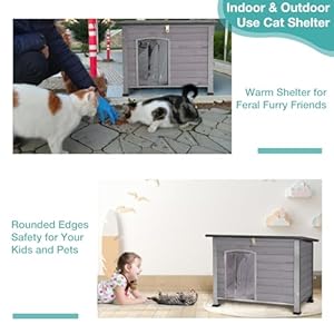 Indoor-Outdoor-Dog-HouseAnti-Chewing-Iron-Frame-Dog-KennelWood-Warm-Pets-HomeInsulated-Weatherproof-Outside-Shelter-for-Feral-Animal-335-L-X-22-W-X-252-H-Grey - Cucciolini Doodles   Indoor-Outdoor-Dog-HouseAnti-Chewing-Iron-Frame-Dog-KennelWood-Warm-Pets-HomeInsulated-Weatherproof-Outside-Shelter-for-Feral-Animal-335-L-X-22-W-X-252-H-Grey