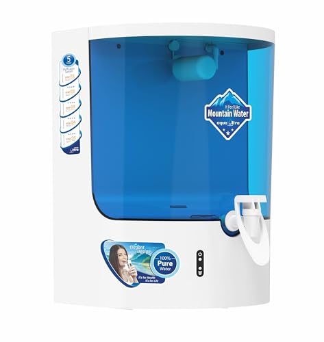 Image of AQUAULTRA Dolphin UX2111 RO + Alkaline Water Purifier with Mineral Booster Intelligent Disinfection UV LED in Tank Filter For Home Office