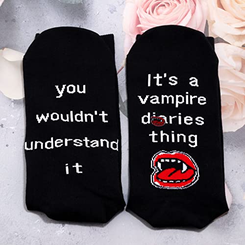 G2TUP Vampire Merchandise Socks It's a Vampire Thing TVD Show Socks for Women Men2