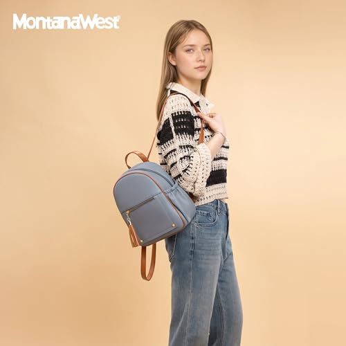 Image of Montana West Mini Backpack Purse for Women Anti Theft Backpacks with Secured Zipper and Tassel