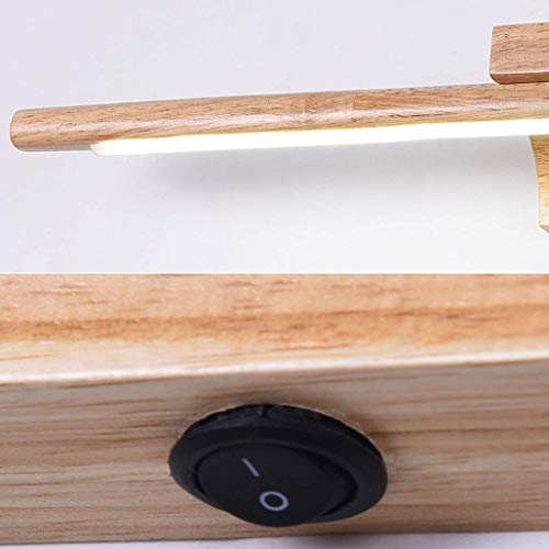 Luz LED de madera para espejo de baño que transforma tu tocador en un spa 7