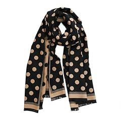 Polka Dot Black and Coffee