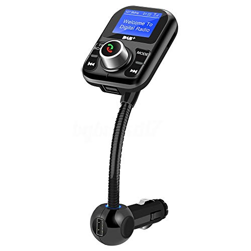 Bluetooth FM Transmitter, USB-Stick-Adapter für Autorundfunk, FM-Tuner für die Digitale Auto-DAB-Radioübertragung, MP3-Player mit TF-Karte