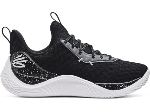 Under Armour Tenis de baloncesto unisex Curry 10, Negro/Blanco, 45 EU
