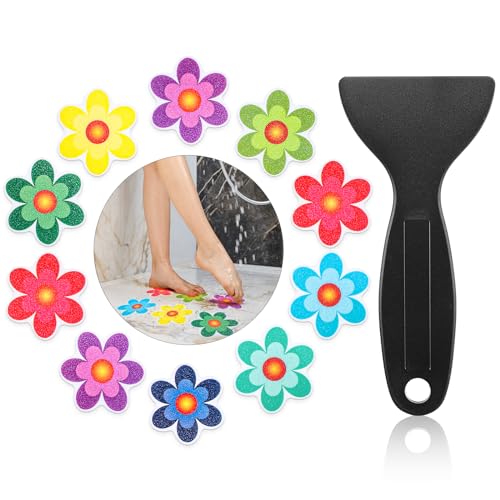 Amabro Sunflower Anti Slip Bathtub Strips, 10PCS