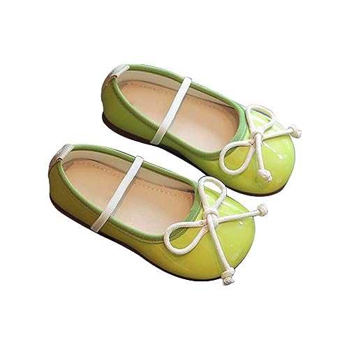 Toddler Flower Girls Dress Shoes Mary Jane Flat for Little Kid Baby Girls Glittery Princess Ballet High Heels for Girls