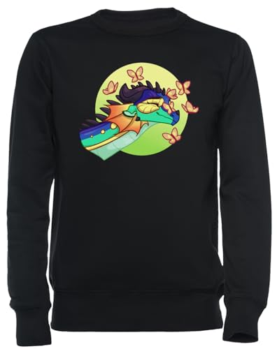 Sweat-shirt noir Gloire anti-bouloche pour éviter les vêtements usés