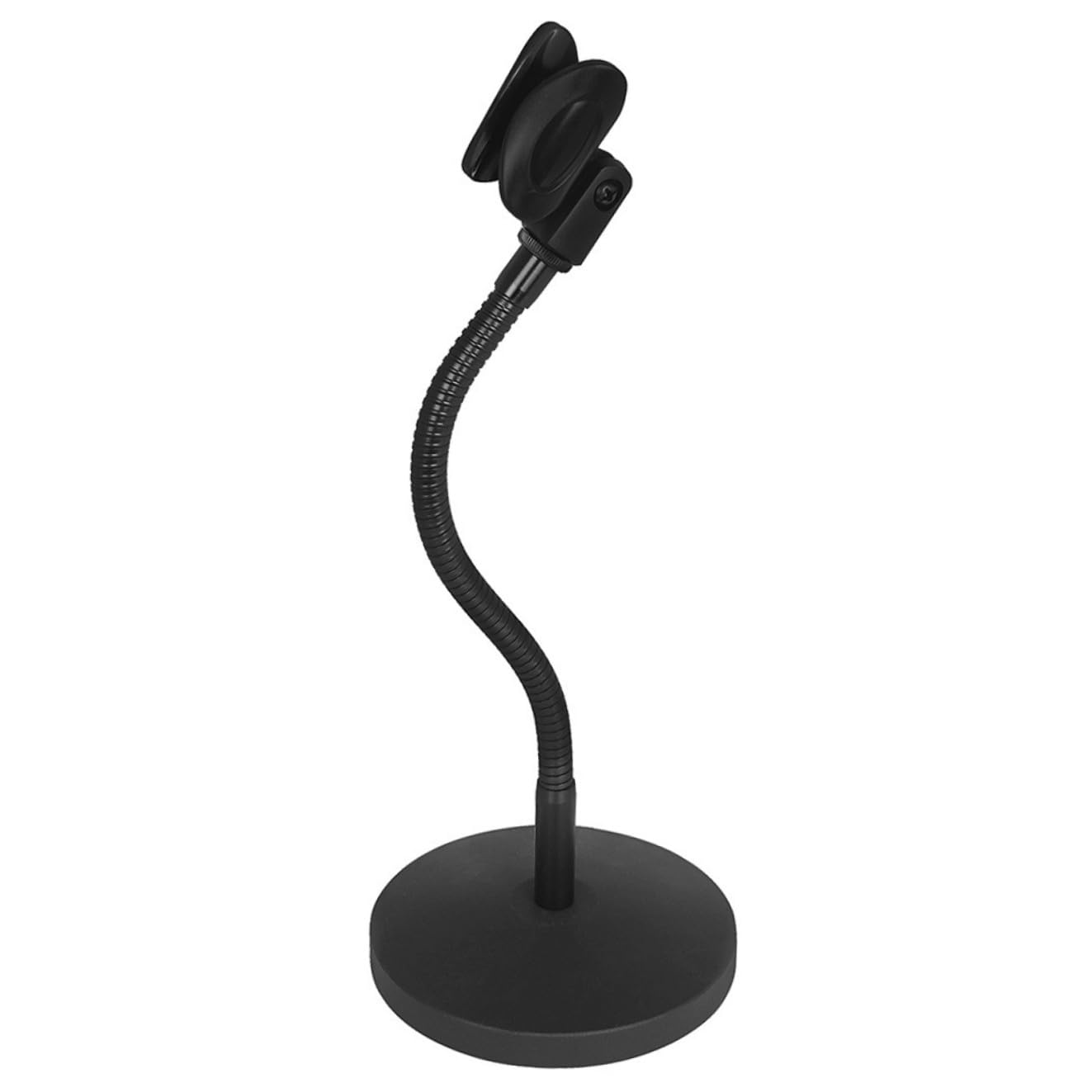 Yardwe Asta Microfono Regolabile Da Tavolo Metallo Supporto Stabile Per Microfono e Direzione Regolabili Per Registrazioni e Streaming