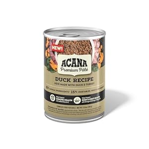 Acana Premium Pate™ Moist Canine Meals Duck Recipe 128oz Can case of 12  Cucciolini Doodles Acana premium pate™ moist canine meals duck recipe 12 8oz can case of 12   cucciolini doodles