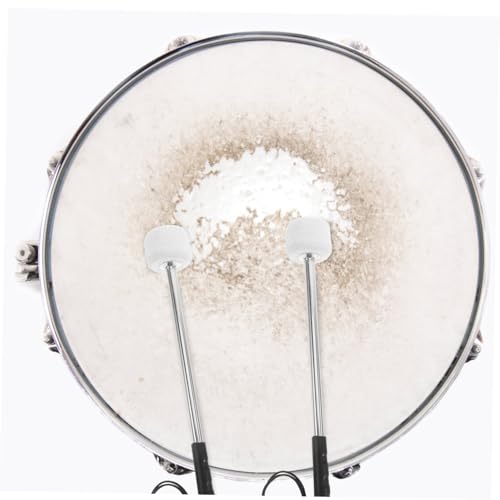 Maza Profesional para Bombo Toddmomy con Cabeza de Fieltro y Mango de Acero Inoxidable de 14 pulgadas para Bandas de Marcha y Percusión miniatura 5