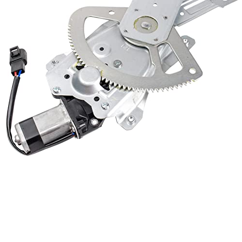 Image of TRQ Front Left Power Window Regulator & Motor Assembly Drivers Side Compatible with 1997-2002 Saturn SL SL1 SL2 2000-2001 SW2