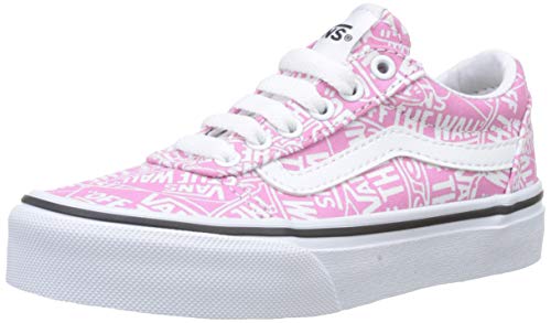 Vans Ward Canvas, Zapatillas para Niñas, Rosa ((Otw Repeat) Azalea Pink/True White V2j), 28 EU