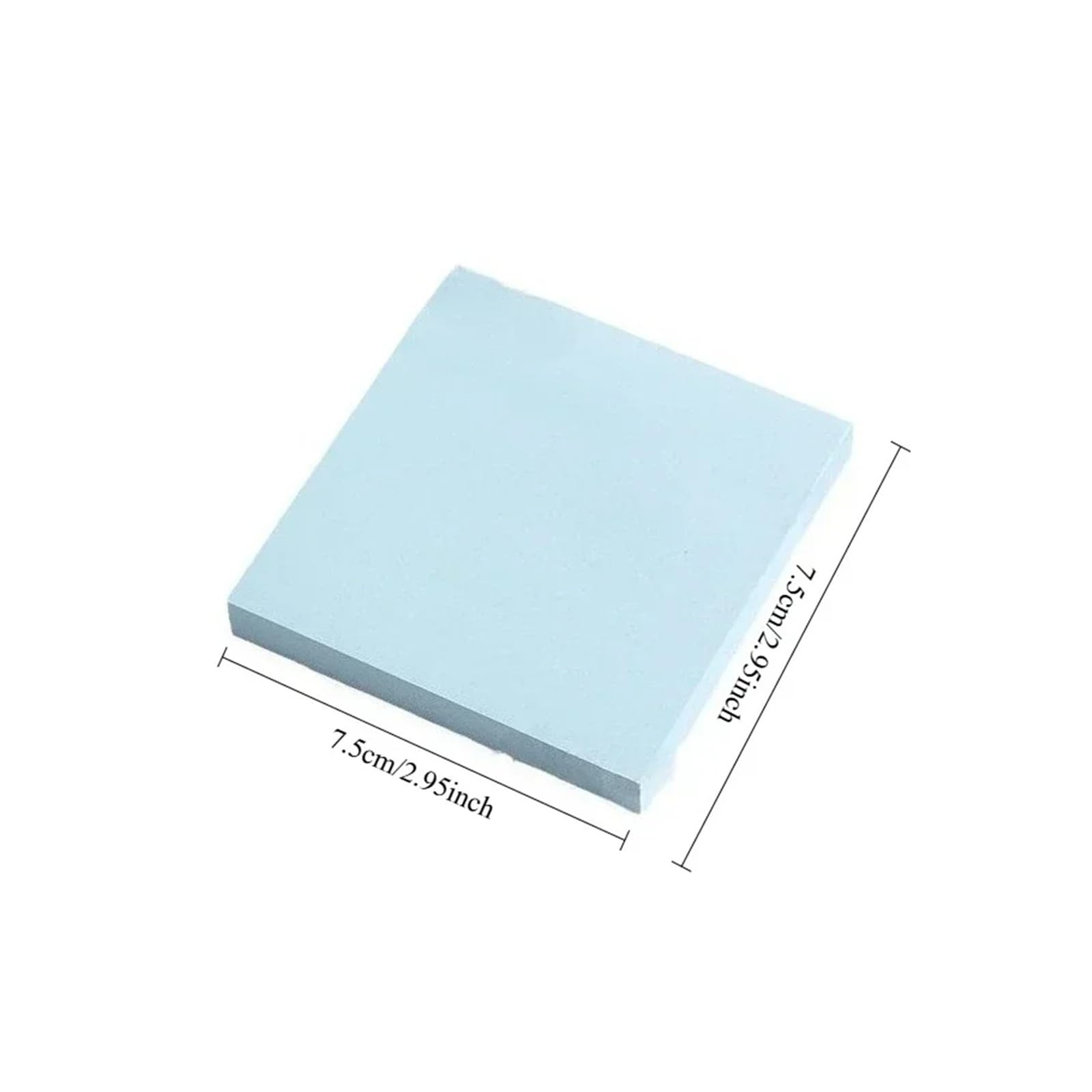 Confezione da 4/8 foglietti adesivi – Ricariche autoadesive 7,5 cm x, in colori assortiti(Heart-8pcs)