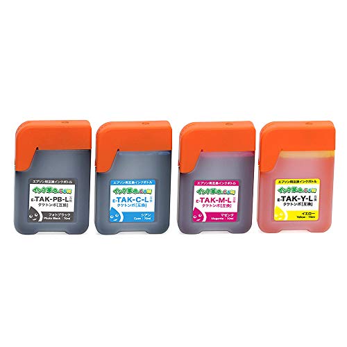 Amazon.co.jp: 【インク革命】 EPSON用 TAK-4CL 互換インク