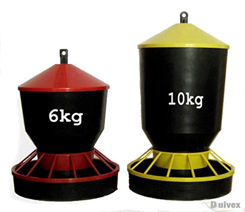 AGROHIT Futterautomat aus Kunststoff, Futterspender für Geflügel, Hühner, Enten oder Gänse,...