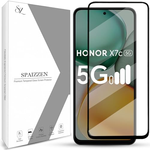 Image of Tempered Glass Screen Protector Compatible for Honor X7c 5G / Honor X7C with Edge to Edge Coverage and Easy Installation Kit