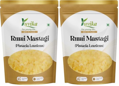 Image of Yuvika Rumi Mastagi - Mastangi - Pistacia Lenticus - Mastic Gum 200 Grams (Pack of 2)
