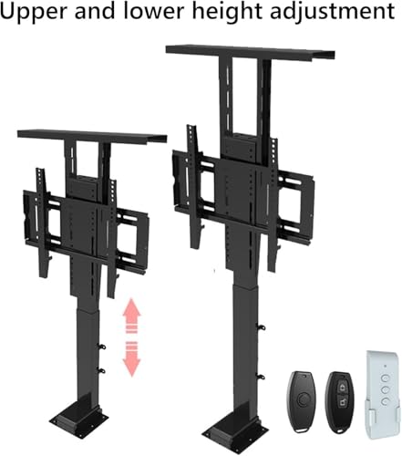 Support TV motorisé de plafond pour téléviseur de 42 à 70 pouces escamotable