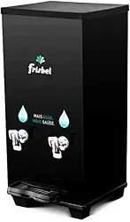 Bebedouro Industrial de Bancada 1 Gelada 1 Natural 25 Litros 220v Office Black Frisbel