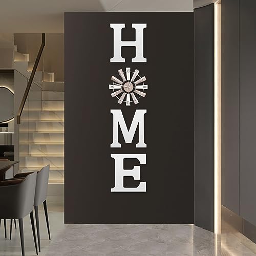 ZAZIWZ-Farmhouse-Home-Signs-with-Windmill-Clock-Wall-Decor-Rustic-Home-Letters-Wall-Art-for-Living-Room-Kitchen-Entryway-Dining-Room-Bedroom-white ZAZIWZ Farmhouse Home Signs with Windmill Clock Wall Decor Rustic Home Letters Wall Art for Living Room Kitchen Entryway Dining Room Bedroom white