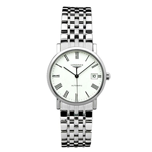 Longines Elegant White Dial Automatic Ladies Steel Watch L4.809.4.11.6