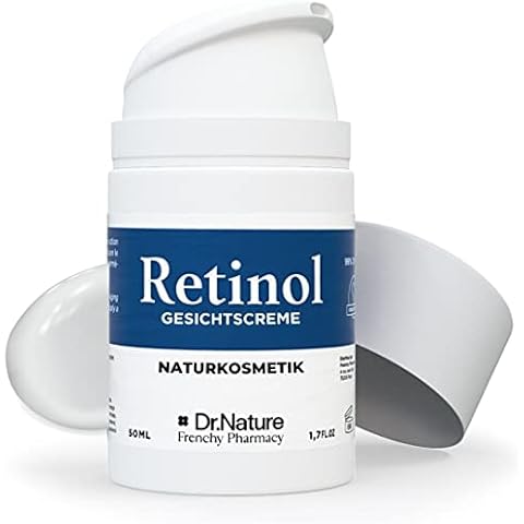 Retinol Nachtpflege Empfindliche Haut | Naturkosmetik Nachtcreme 99% Inhaltsstoffe natürlichen Ursprungs Cover